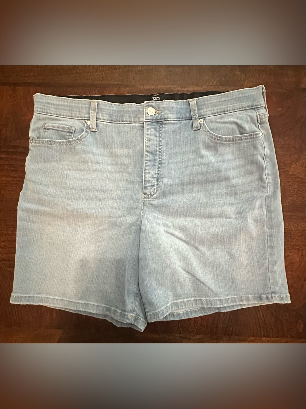 Kim Rogers Light Blue Denim Shorts